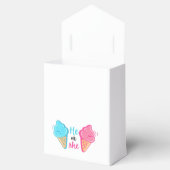 Eiscreme Was ist die Scoop Gender-Offenbarung? Geschenkschachtel (Geöffnet)