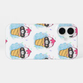 Eiscreme-Wasserfarbe iPhone 16 Hülle (Rückseite (Horizontal))