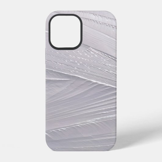 Eiscreme weißer Schnee Winter iPhone Hülle (Rückseite)