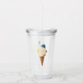 Eiscreme Welpe - Sweet & Chill Acryltrinkbecher (Vorderseite)