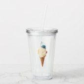Eiscreme Welpe - Sweet & Chill Acryltrinkbecher (Rückseite)