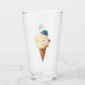 Eiscreme Welpe - Sweet & Chill Glas (Vorderseite)
