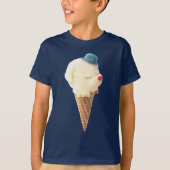 Eiscreme Welpe - Sweet & Chill T-Shirt (Vorderseite)
