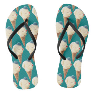 Eiscreme-Welpenmuster Badesandalen