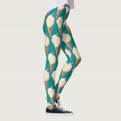 Eiscreme-Welpenmuster Leggings (Rechts)