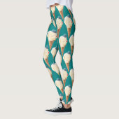 Eiscreme-Welpenmuster Leggings (Links)