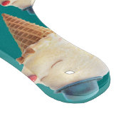 Eiscreme-Welpenmuster Schneidebrett (Ecke)