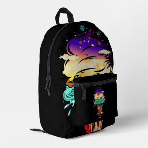 Eiscreme-Welt Bedruckter Rucksack