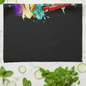 Eiscreme-Welt Geschirrtuch (Gefaltet)