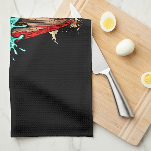 Eiscreme-Welt Geschirrtuch (Viertel Falte)