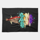 Eiscreme-Welt Geschirrtuch (Horizontal)