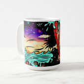 Eiscreme-Welt Kaffeetasse (Vorderseite Links)