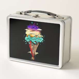 Eiscreme-Welt Metall Brotdose