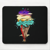 Eiscreme-Welt Mousepad (Vorne)