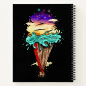 Eiscreme-Welt Notizblock (Rückseite)