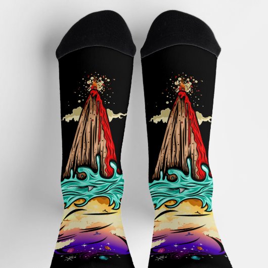 Eiscreme-Welt Socken (Oben)