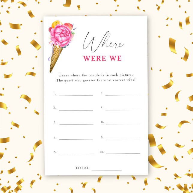 Eiscreme - Wo waren wir Brautparty (Von Creator hochgeladen)