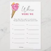 Eiscreme - Wo waren wir Brautparty (Vorderseite)