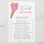 Eiscreme - Würde sie lieber Brautparty spielen (Vorderseite)