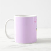 Eiscreme-Zeit-Rosa-Tasse Kaffeetasse (Links)