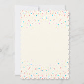 Eiscreme zum Geburtstag Einladung (Rückseite)