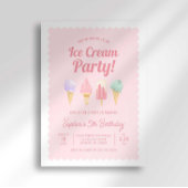 Eiscreme zum Geburtstag Einladung