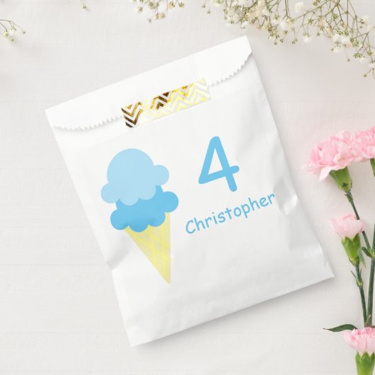 Eiscreme zum Geburtstag Geschenktütchen (Versiegelt)