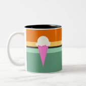 Eiscreme Zweifarbige Tasse (Links)