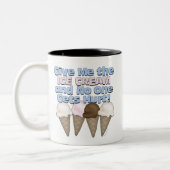 Eiscreme Zweifarbige Tasse (Links)