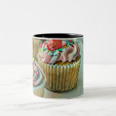 Eiscreme Zweifarbige Tasse (Mittel)