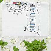 EiscremebecherGeschirrtuch Geschirrtuch (Gefaltet)