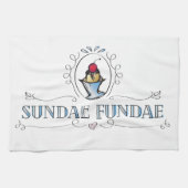 EiscremebecherGeschirrtuch Geschirrtuch (Horizontal)