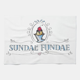 EiscremebecherGeschirrtuch Geschirrtuch