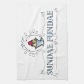 EiscremebecherGeschirrtuch Geschirrtuch (Vertikal)