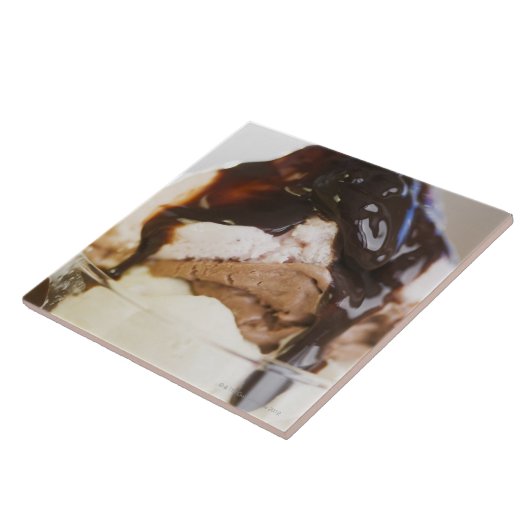 Eiscremeeiscremebecher Fliese (Seite)