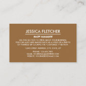 Eiscremefarben, Eiscremefarben Visitenkarte (Rückseite)