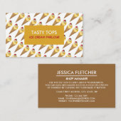 Eiscremefarben, Eiscremefarben Visitenkarte (Vorne/Hinten)