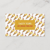 Eiscremefarben, Eiscremefarben Visitenkarte (Vorderseite)