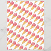Eiscremefarben, Eiscremefarben, Werbung Flyer (Hinten)