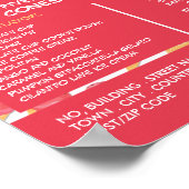 Eiscremefarben, Eiscremefarben, Werbung Poster (Ecke)