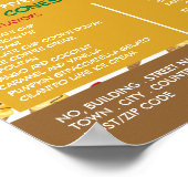 Eiscremefarben, Eiscremefarben, Werbung Poster (Ecke)