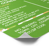 Eiscremefarben, Eiscremefarben, Werbung Poster (Ecke)