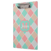 Eiscremefarben Personalisiert überprüft Klemmbrett (Links)