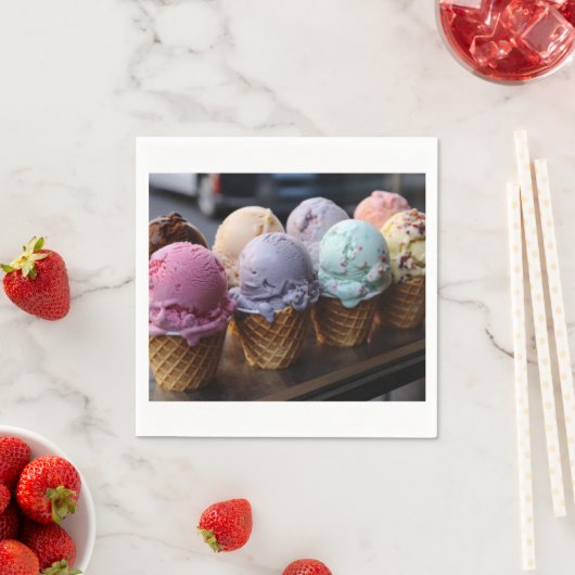 Eiscremeflug Serviette (Beispiel)