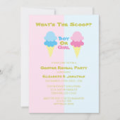 EiscremeGender Einladung (Vorderseite)