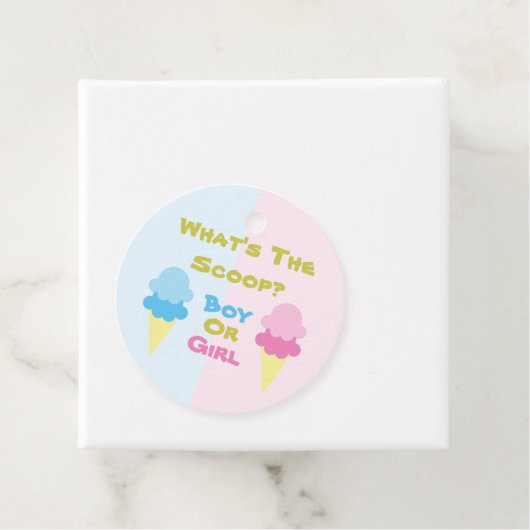 EiscremeGender Geschenkanhänger (Beispiel)