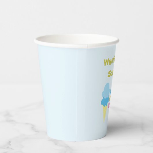 EiscremeGender Pappbecher (Rechts)