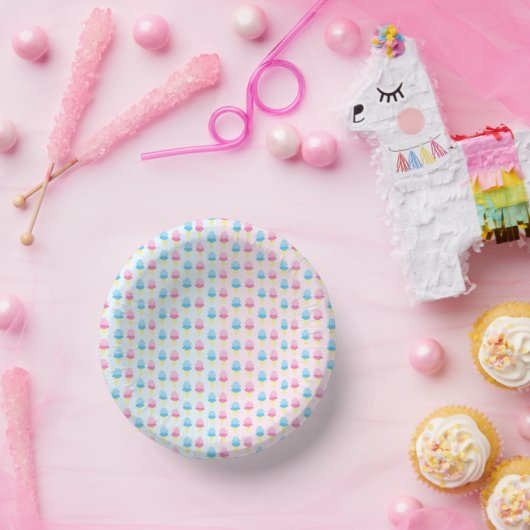 EiscremeGender Pappteller (Party)