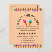 EiscremeGender Postkarte (Vorne/Hinten)