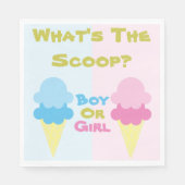 EiscremeGender Serviette (Vorderseite)